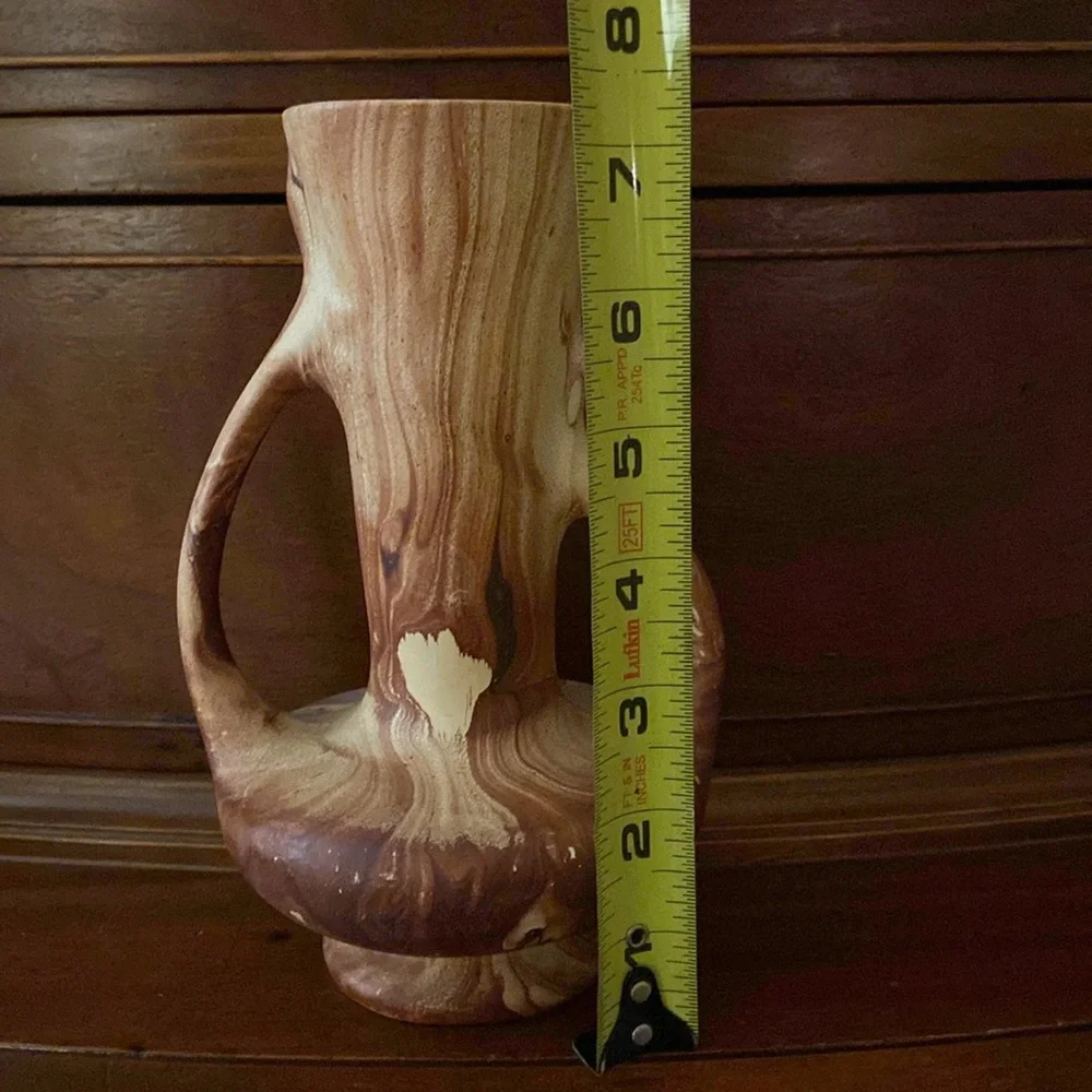 Vintage Rocky Mountain pottery double handle vase